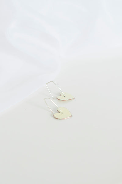 Drop Heart Earrings